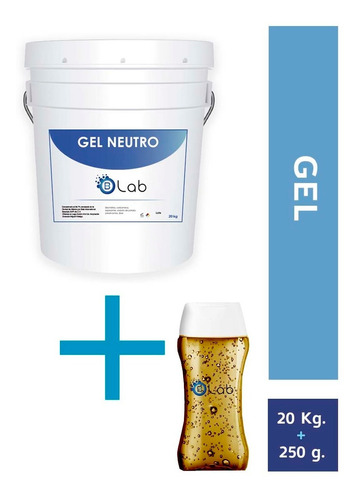 Set Gel Conductor 20 Kg+ Gel Anticelulitico 250 Gr Biolab