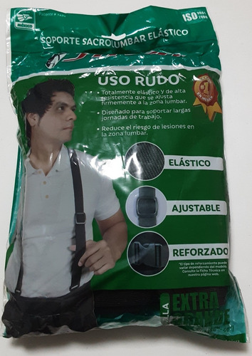 Faja Elástica Reforzada De Uso Rudo Jyrsa Talla Xl