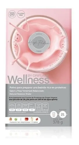 Batido Proteina Wellness Oriflame - Unidad a $324