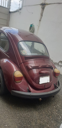 Volkswagen Escarabajo 1600cc Brasilero Color Concho De Vino