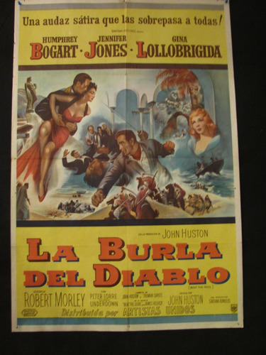 Afiche -la Burla El Diablo - Humphrey Bogart