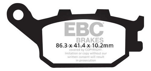Pastilla Freno Ebc Fa174 Suzuki Gsx-s 750 L 15-18 R