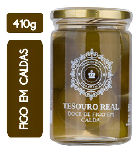Kit 3 Doce De Figo Em Caldas Tesouro Real 410g