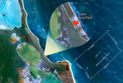 Imagen 1 de 6 de Venta De Terreno Boca Paila, Tulum, Ideal Para Inversionistas Y Desarrolladores