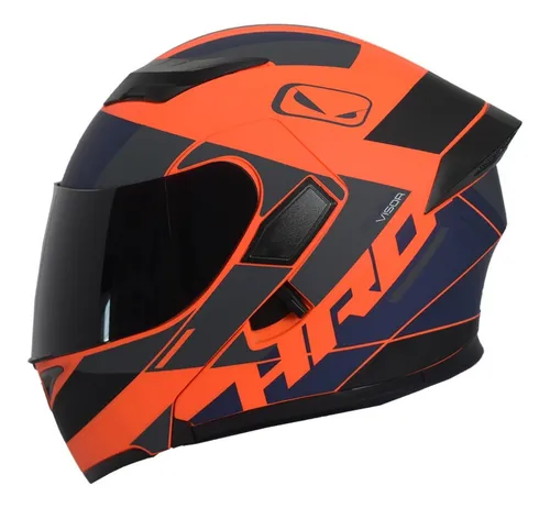 Cascos naranjas de moto sale