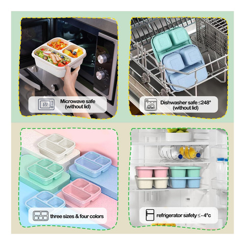 Lunch Box De Yoniko, 3 Compartimento