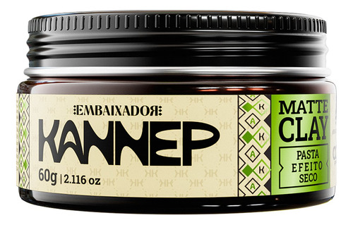 Kit 03 Pasta Modeladora Kannep Matte Clay Embaixador - 60g