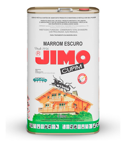 Jimo Cupim Marrom Escuro 5l - Jimo