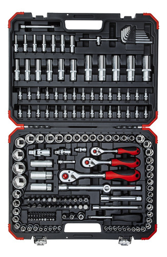 Jogo De Soquetes Sextavados 172 Peças R45603172 Gedore Red