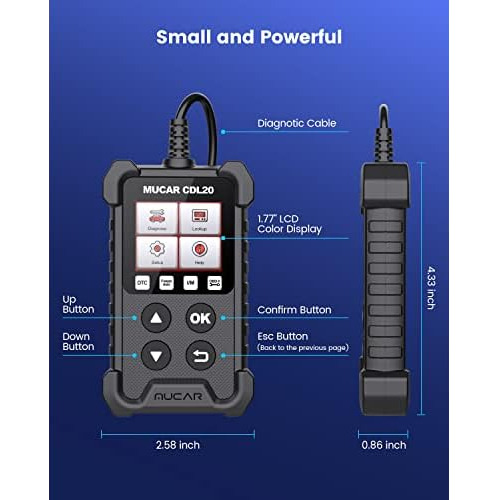 Escáner Obd2, Lector De Códigos Luz De Check Engine, ...