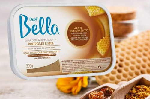 Cera Mel Depilação Quente Depil Bella 3 Kilos