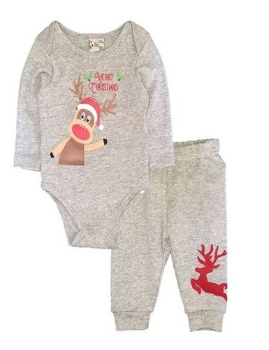 Pijama Navideña Para Niño, Conjunto De 2 Piezas