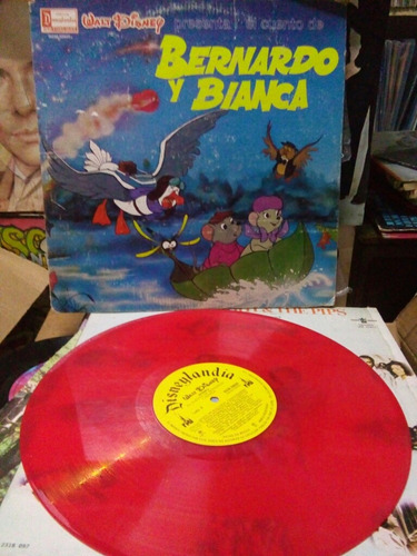 Bernardo Y Bianca Walt Disney, Vinyl, Lp, Acetato.