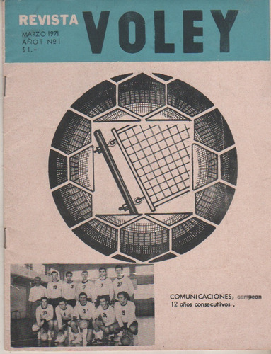 Unica - Revista - Voley - Nº 1 Año 1971 - Comunicaciones