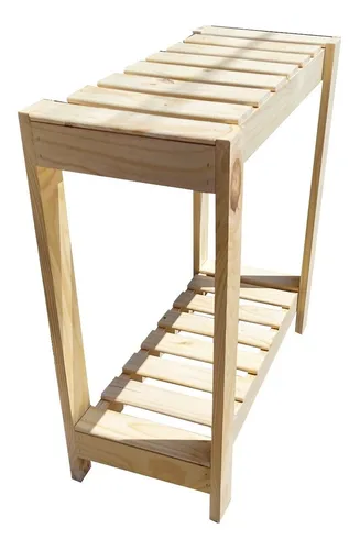 comprar Portamaceta Rack Madera Estantes Deck Macetero Baño Cactus