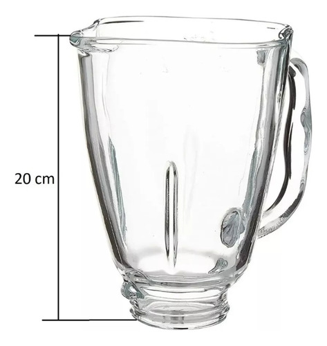 Vaso Vidrio Para Licuadora Oster Cube Con Tapa Original Caja