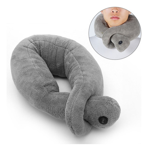 Almohada De Masaje Vibratorio Para Cuello Y Terapia