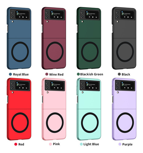 B Para Galaxy Flip Z4 Z3 Magnéticasal Textura Esmerilada