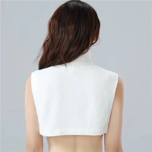 Women High Collar Scarf Decoration, Sweater