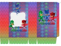 Comprar Kit Imprimible, 100% Editable Heroes En Pijamas- Candy Bar