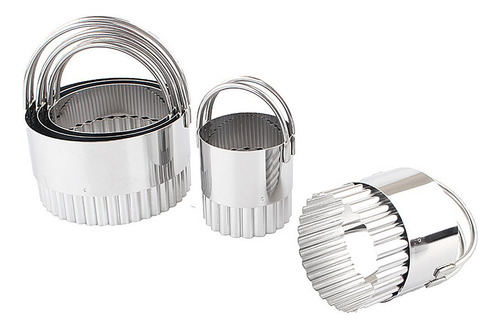5 Piezas Círculo Molde Para Hornear Anillo Diy Estilo A