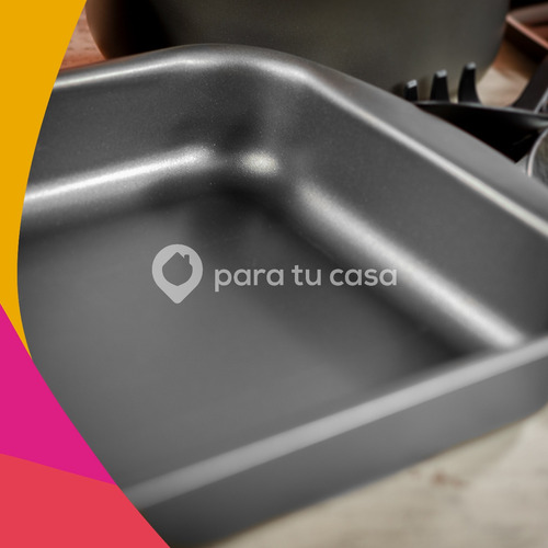 Imagen 7 de 10 de Batería Cocina Tramontina Teflón Antiadherente 7 Piezas