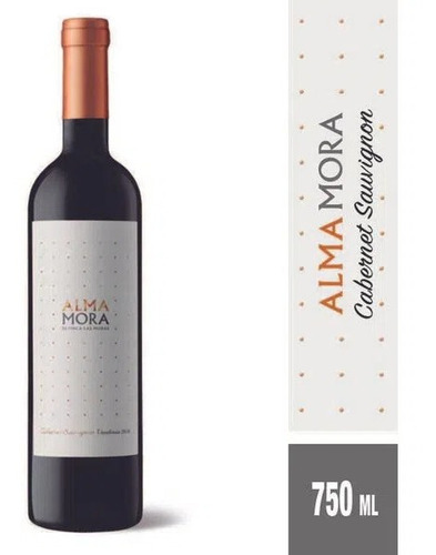 Vino Alma Mora Cabernet 750cc Pack 6 Unidades