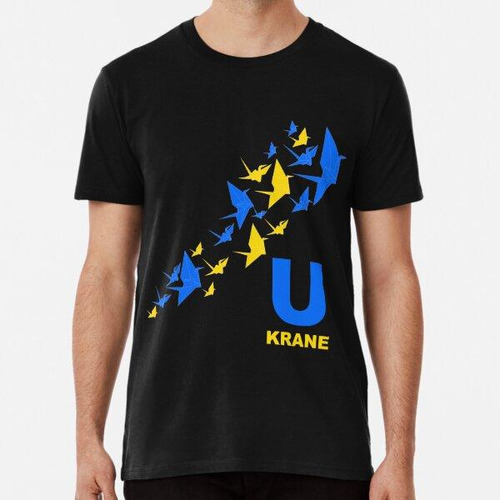 Remera U-krane - Apoyo A Ucrania - Camisetas Algodon Premium