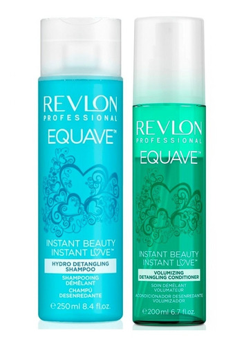 Shampoo Y Acondicionador Revlon Equave Desenredante Volumen