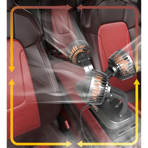 - Ventilador Eléctrico Para Coche. Ventilador De Cabeza
