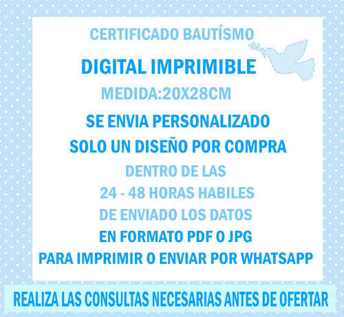Certificado De Bautismo Padrino Para Imprimir