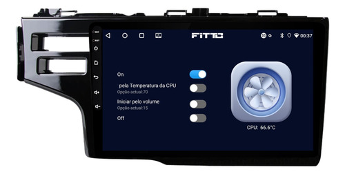 Multimidia Honda Fit 2015 A 2020 Android 14 Carplay 64gb 9p