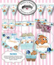 Comprar Kit Imprimible Fiesta Nemo Invitacion Candy Bar