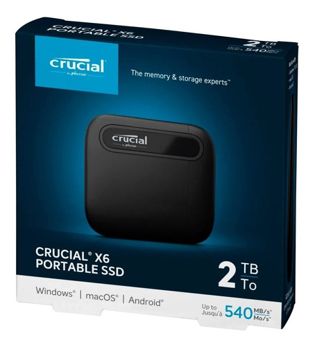 Crucial X6 Portable Ssd 2tb