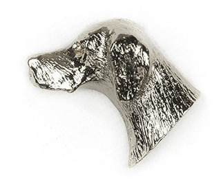 Pointer Inglés Made In ***** Artistic Style Dog Clutch Lapel