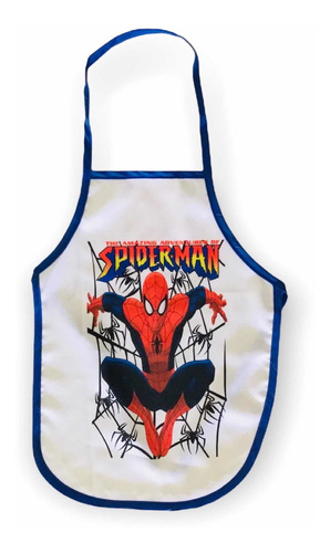 Delantal De Cocina Spiderman Para Niños De 3 A 7 Años