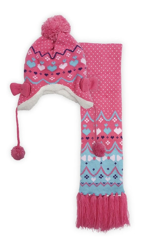 Conjunto Set Invierno Bufanda Y Gorro Para Bebes Y Niñas