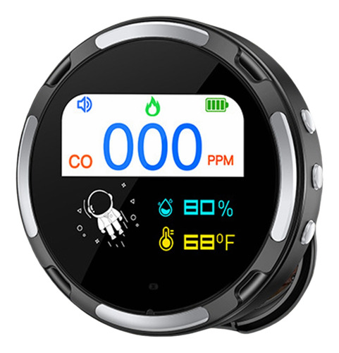 Detector De Alarma De Monóxido De Carbono Hd10 Portátil Domé