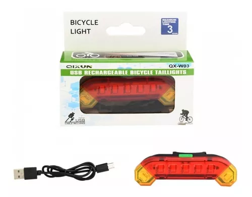 Luz Recargable Para Bicicleta No2