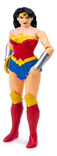 Dc Comics Figura De Accin Wonder Woman De 12 Pulgadas, Jugue