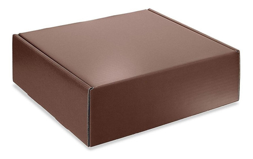 Cajas De Colores - 31x31x10cm, Chocolate - 25/paq - Uline