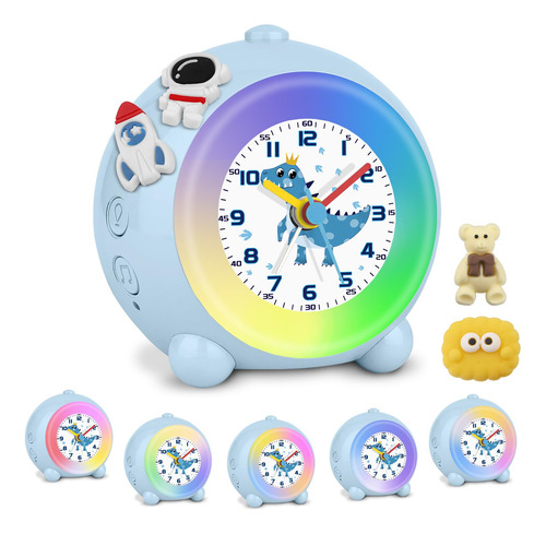 Evetto Reloj Despertador Para Niños, Tono De Da Ajustable .