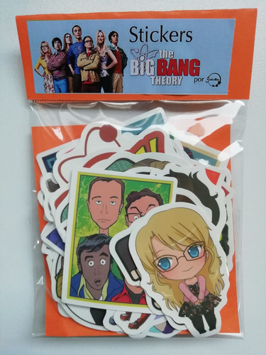 The Big Bang Theory Stickers Calcomanias 50 Unidades