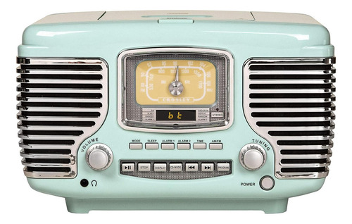 Radio Corsair Crosley Cr612b-ab Am/fm Bluetooth Cd Azul