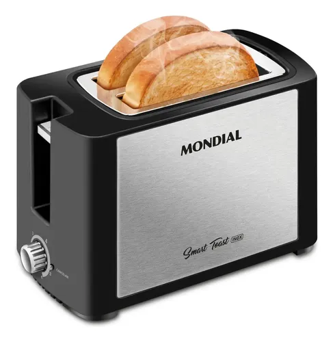 Torradeira T-13 Smart Toast 800w Mondial Preto/inox 127v