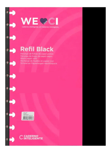 Refil A5 Para Caderno Inteligente Black 10 Folhas 01un