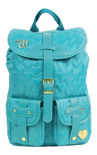 Mochila Capricho Love Verde 10982 Green Tiffany Escolar 