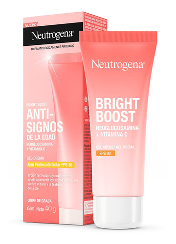 Neutrogena Bright Boost Spf 30 Gel Crema Facial 40g