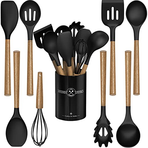 Cocina De Silicona Utensilios De Cocina Set, 9pcs 2btgm