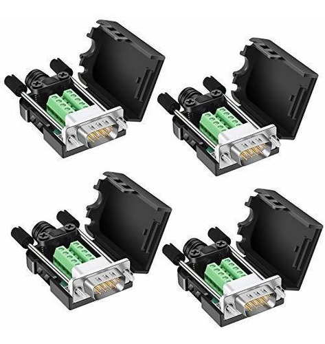 Conector Sin Soldadura Dbilida Db9, 4 Machos, Db9 Breakout C